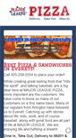 Mobile Screenshot of majorleaguepizza.com